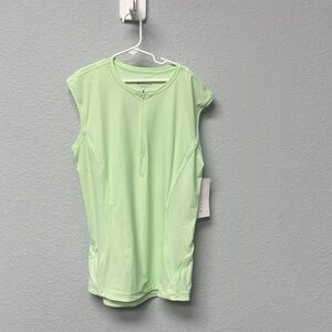 NWT Athleta Women's Sz S Pacifica II Tank Hip Length in Light Green